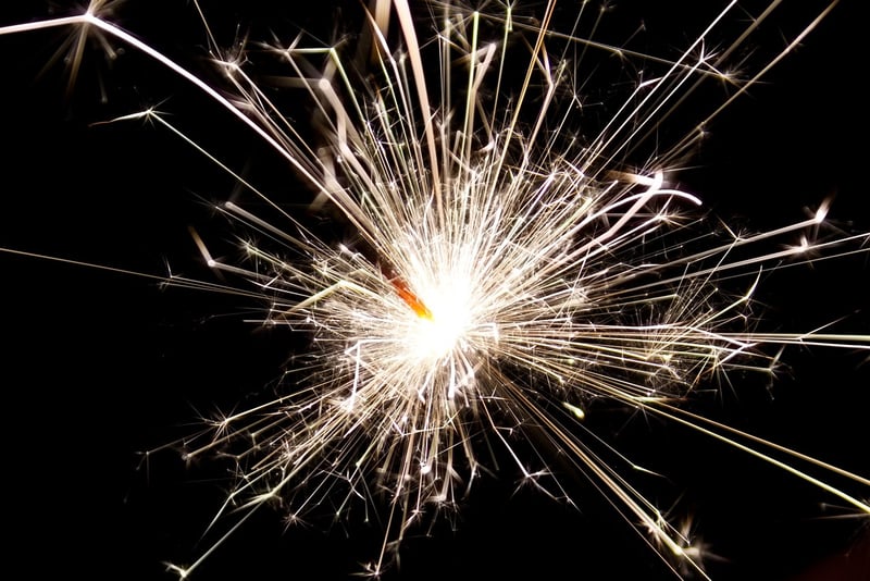 Sparkler Sendoff